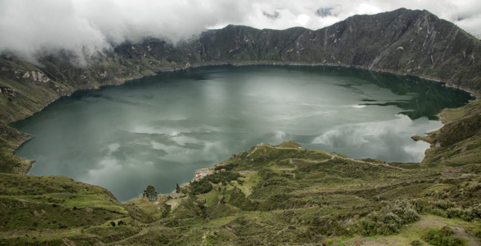 1-Ecuador and the Galapagos - Quilotoa Volcano lake, Ecuador